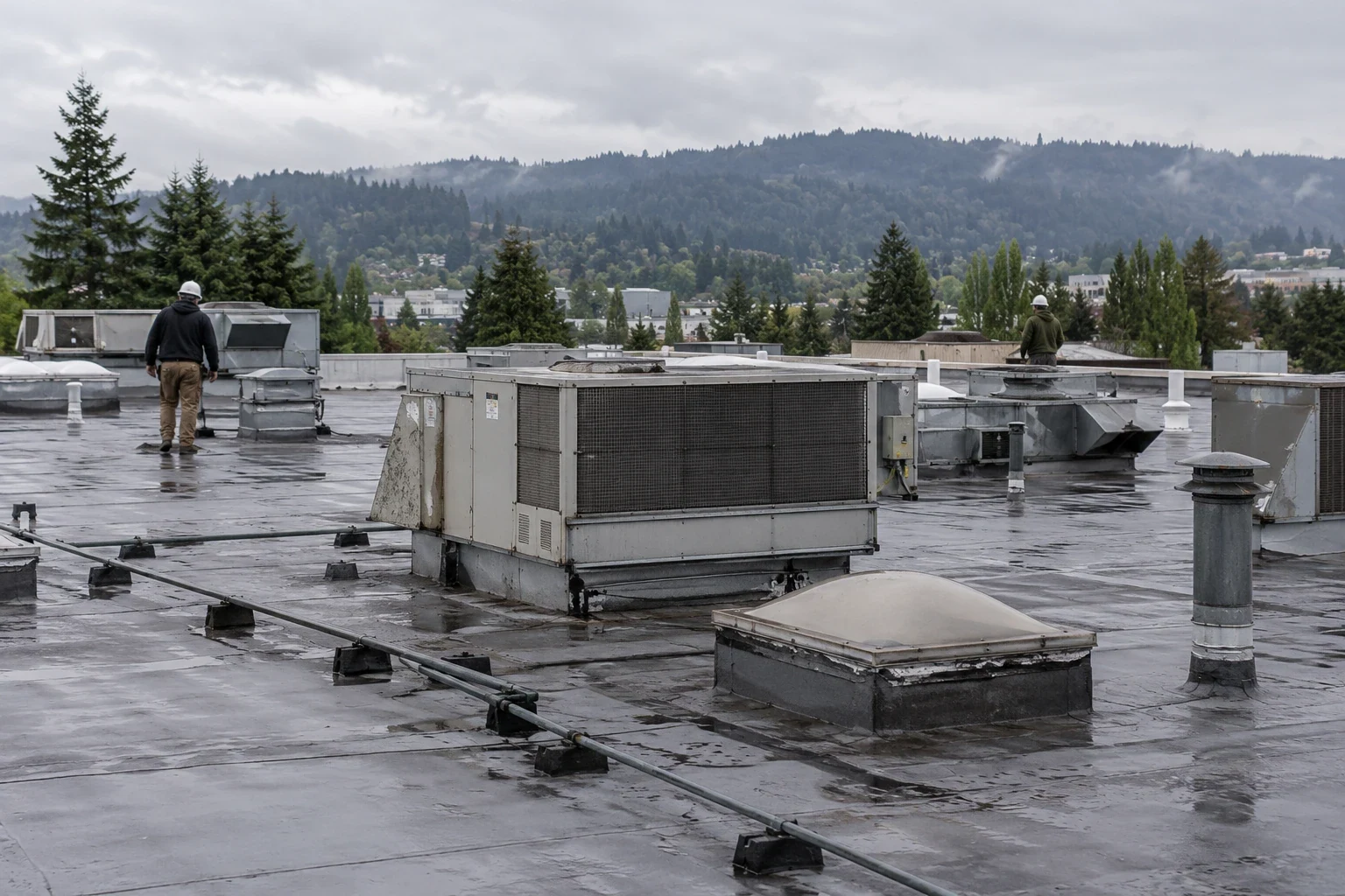 Commercial Roof Due Diligence Surveys in Everett, WA