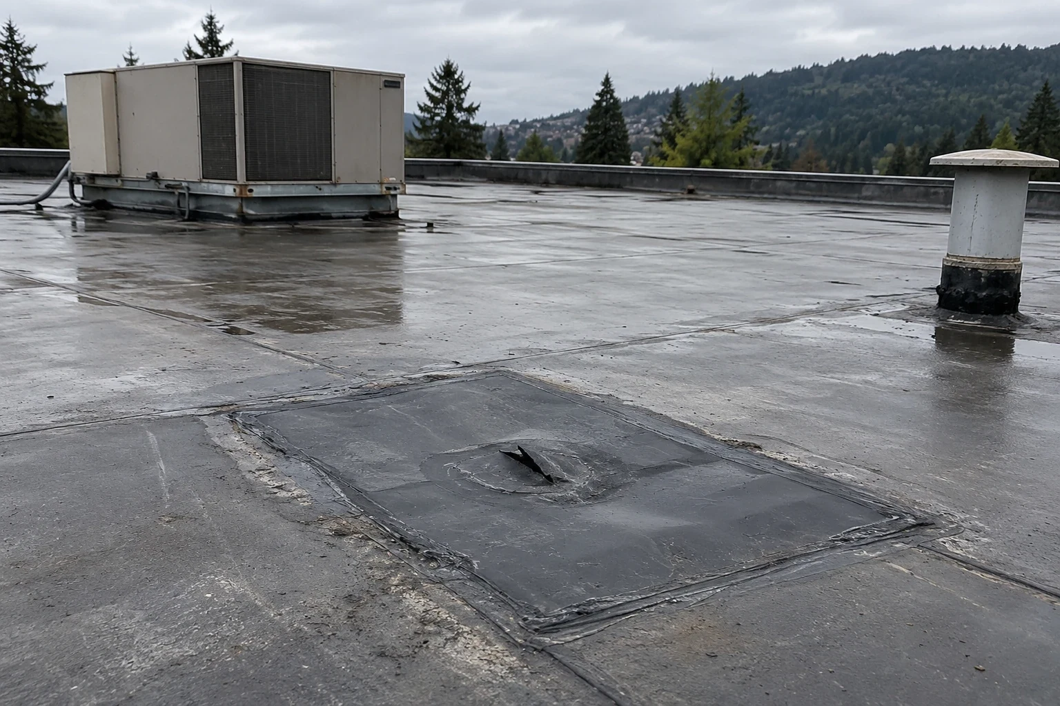 Commercial Roof Leak Repair in Everett, WA