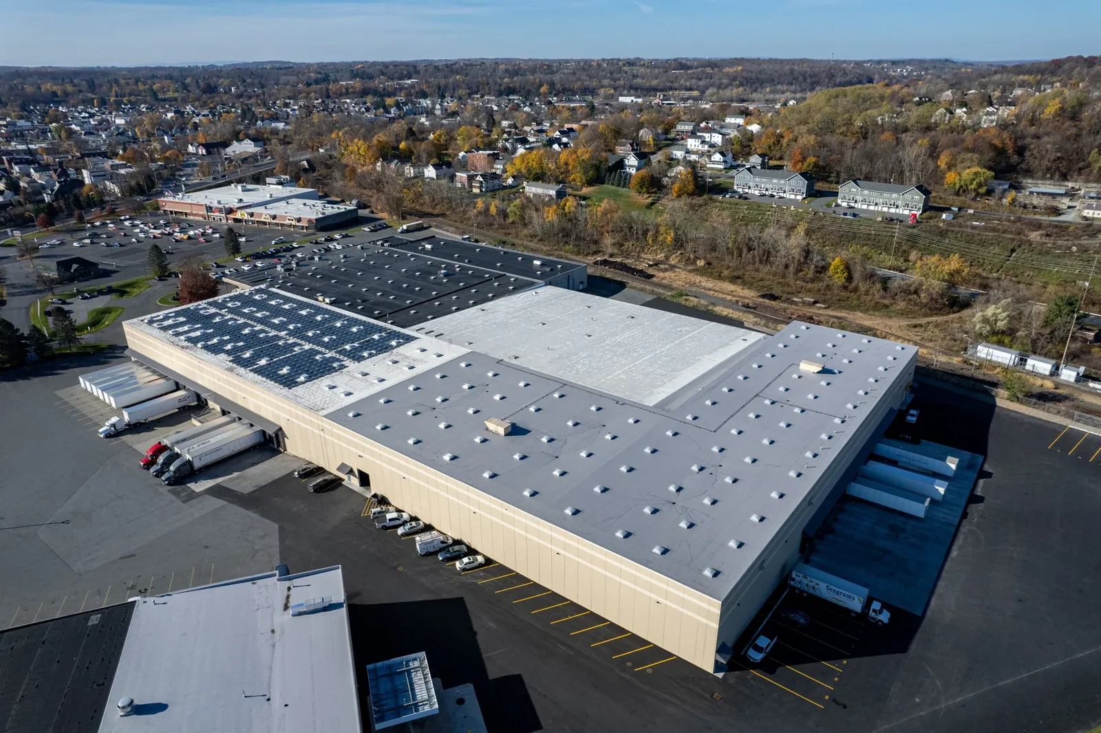Occupied Building Reroofing in Everett, WA